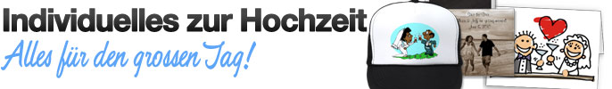 Alles, was man für eine Hochzeit braucht!